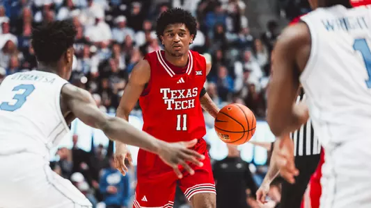 Jaylen Petty brings the ball up the court against BYU.