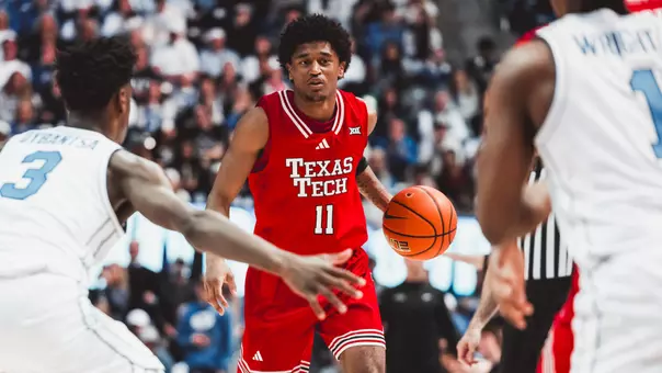 Jaylen Petty brings the ball up the court against BYU.