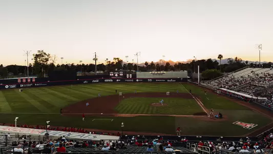 A wide angle shot of Arizona's Hi Corbett Field taken during Saturday's contest between Texas Tech and Arizona