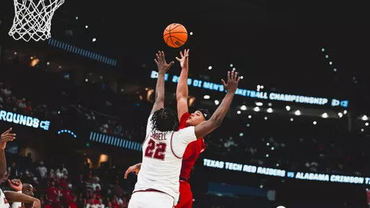 LeJuan Watts puts up a shot against Alabama in the NCAA Tournament.