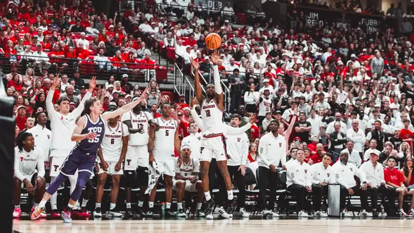 Donovan Atwell fires up a 3-pointer in a game against TCU.