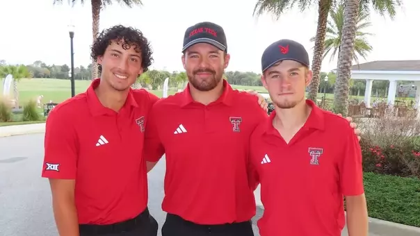 Connor Graham, Adam Bresnu and Tim Wiedemeyer pose for a photo prior to the final round of the Hayt