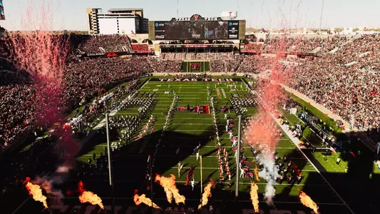 Pregame shot from Jones AT&T Stadium