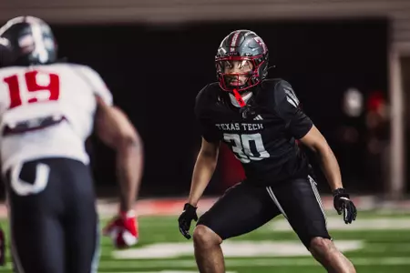 Spring Football Practice 9 image of Jamarn Grant II in Lubbock, TX on April 4th, 2026 (Photo by Gabby Hutter / Texas Tech Athletics)