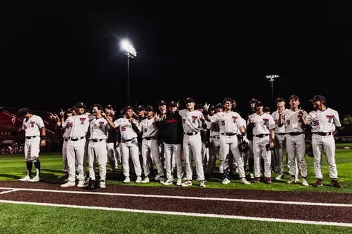 The Red Raiders sing the Matador Song following Tech's 13-3 win over Tarleton