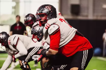 Howard Sampson | Spring Football Practice 9 in Lubbock, TX on April 7, 2026