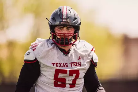 Hunter Zambrano | Spring Football Practice 5 in Lubbock, TX on March 28th, 2026