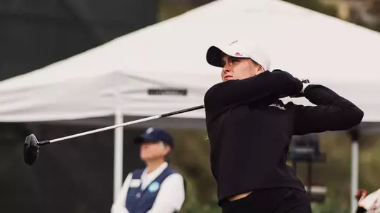 Denisa Vodickova tees off round one at Omni La Costa