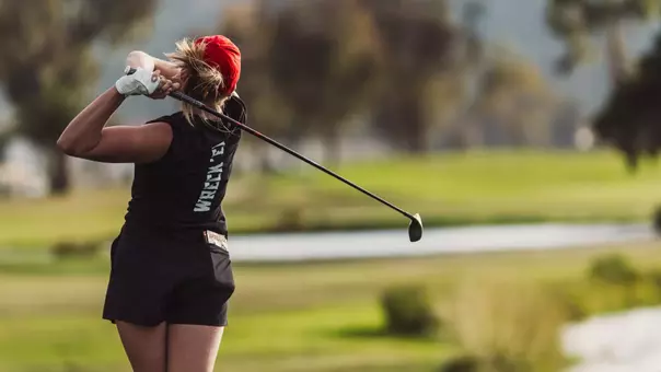 Maja Ambroziak tees of the NCAA Championships