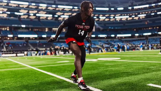 Brice Pollock warming up at Big 12 Championship
