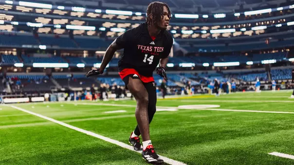 Brice Pollock warming up at Big 12 Championship
