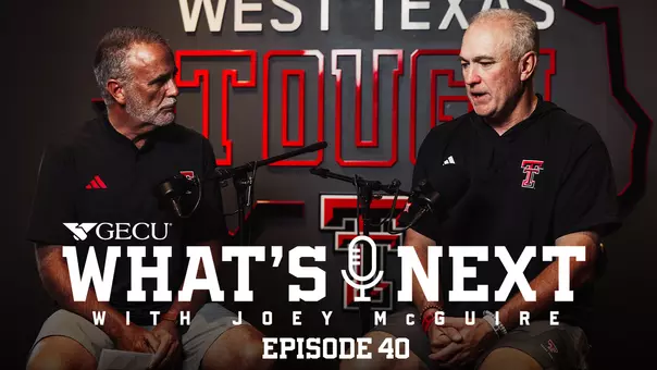 Thumbnail for the 40th episode of the What's Next! Podcast featuring Joey McGuire and Robert Giovannetti