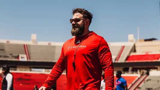 Brandyn Musgrave at Galaxy Stadium during a football practice session