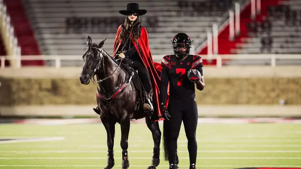 Terrance Carter Jr and the Masked Rider at Galaxy Stadium