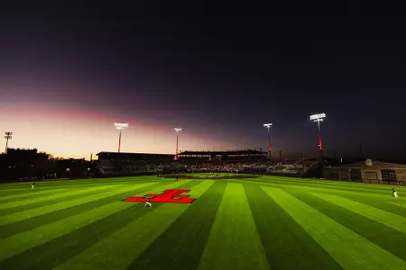 Dan Law Field at Night taken from the CF camera stand