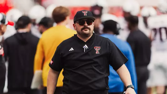 Michael Ramirez at Texas Tech vs. Utah football on September 20, 2025 in Salt Lake City.(Photo by Texas Tech Athletics)