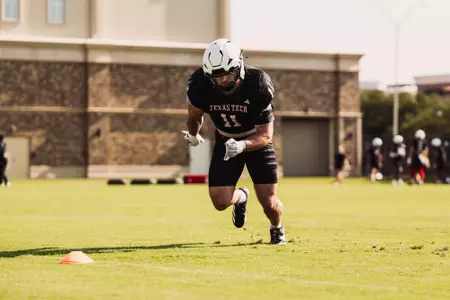 Golwas sprints ahead during a drill