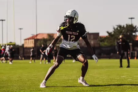 Grant participates in a lateral drill.