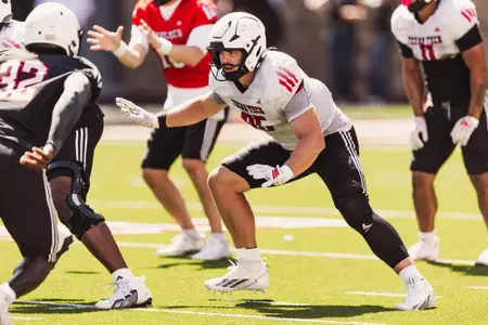 Carpenter engages a defender as a blocker.