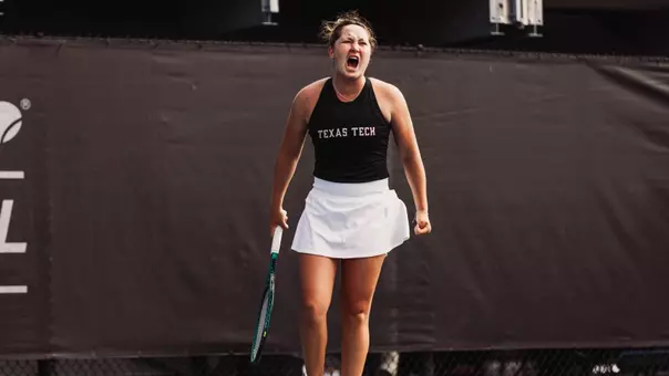 Polina Sleptsova Celebrate After Winning Match Point