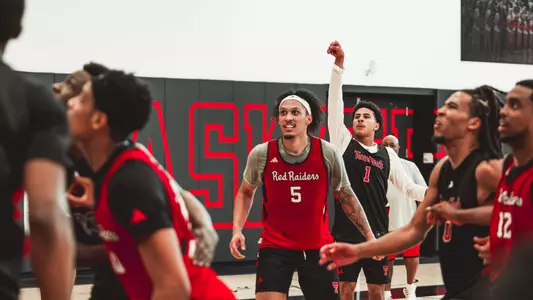 Damarion Dennis puts up a jumper in practice.