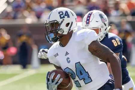 CHATTANOOGA, TN - OCTOBER 21: the college football game between The Citadel Bulldogs and the UT Chattanooga Mocs on Oct. 21, 2017 at Finley Stadium in Chattanooga, TN. The Citadel wins 20-14. (Photo by Frank Mattia/Icon Sportswire)