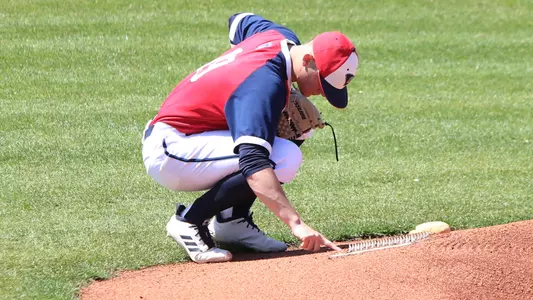 Spence writing on mound