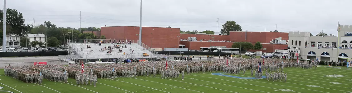 Corps on Field pregame