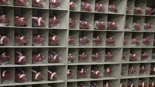 Equpment Room footballs