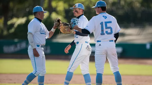 at mound in between innings