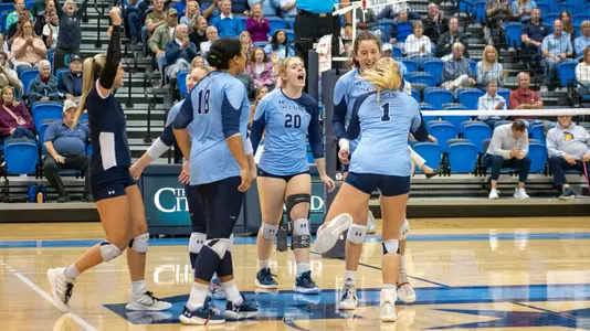 team celebration vs. UNCG
