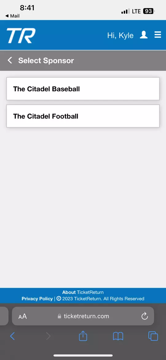 Tickets in Wallet #1