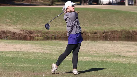 Parmer tee shot at Shuck