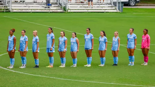Team Line-Up Pre-Game Soccer
