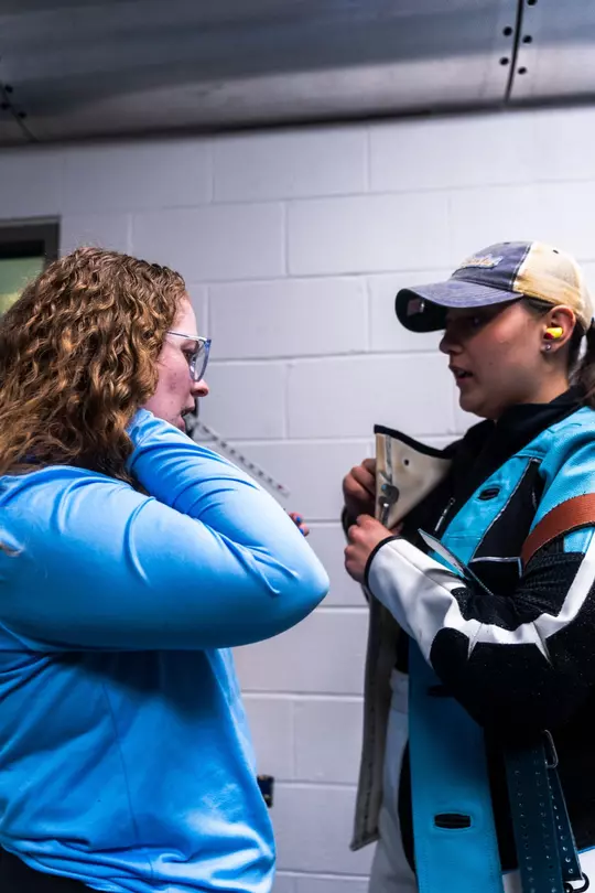 Emrie and Coach O'Neel