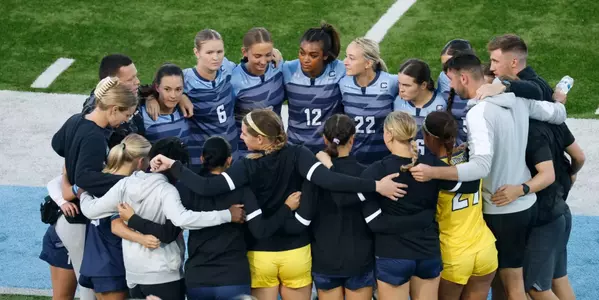 Soccer Huddle Team Picture
