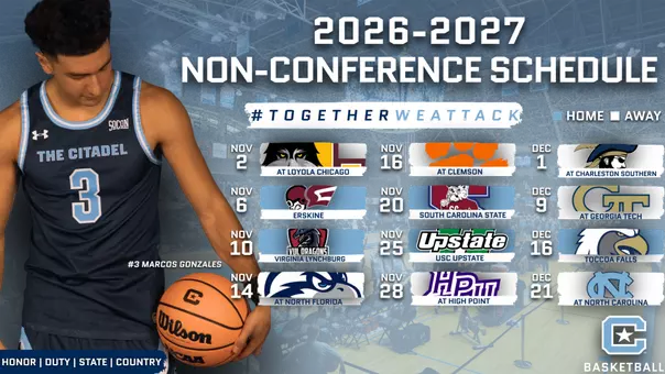 '26-'27 Non-Conference Schedule Graphic