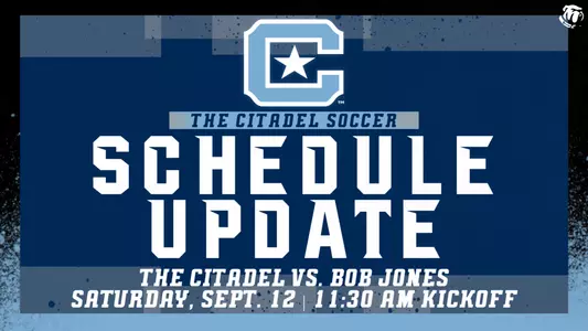 Updated Bob Jones Schedule Graphic