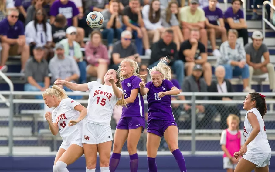 2021 University of St Thomas women soccer hosts Denver