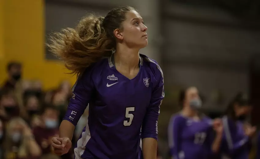 Women's Volleyball: University of St. Thomas vs. No. 11 University of Minnesota (September 16, 2021) at Maturi Pavillion