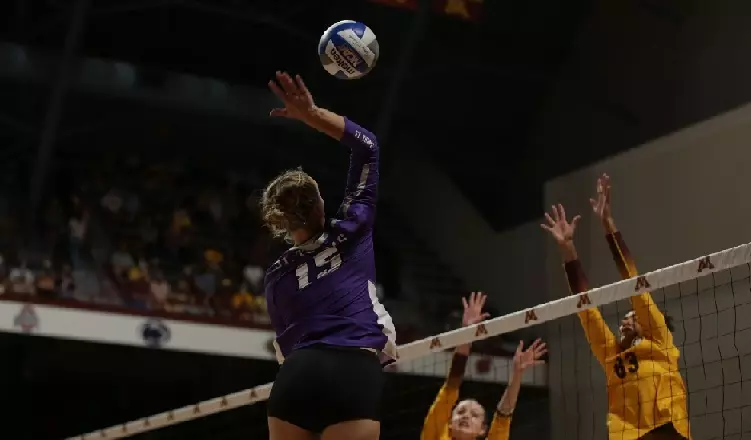 Women's Volleyball: University of St. Thomas vs. No. 11 University of Minnesota (September 16, 2021) at Maturi Pavillion
