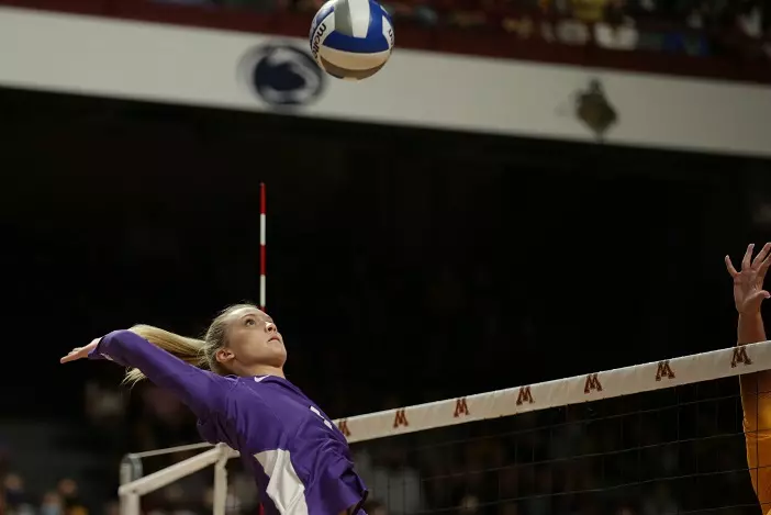 Women's Volleyball: University of St. Thomas vs. No. 11 University of Minnesota (September 16, 2021) at Maturi Pavillion