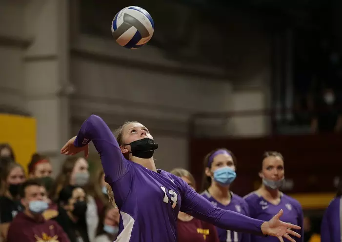 Women's Volleyball: University of St. Thomas vs. No. 11 University of Minnesota (September 16, 2021) at Maturi Pavillion