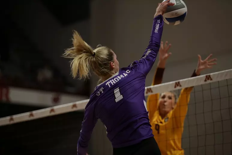 Women's Volleyball: University of St. Thomas vs. No. 11 University of Minnesota (September 16, 2021) at Maturi Pavillion