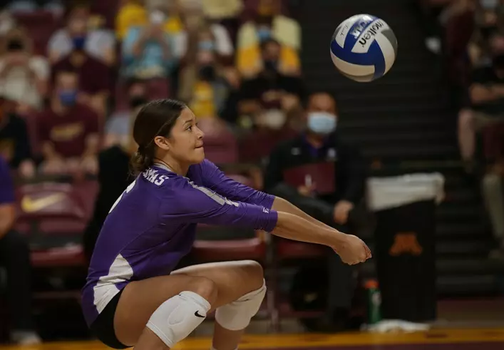 Women's Volleyball: University of St. Thomas vs. No. 11 University of Minnesota (September 16, 2021) at Maturi Pavillion