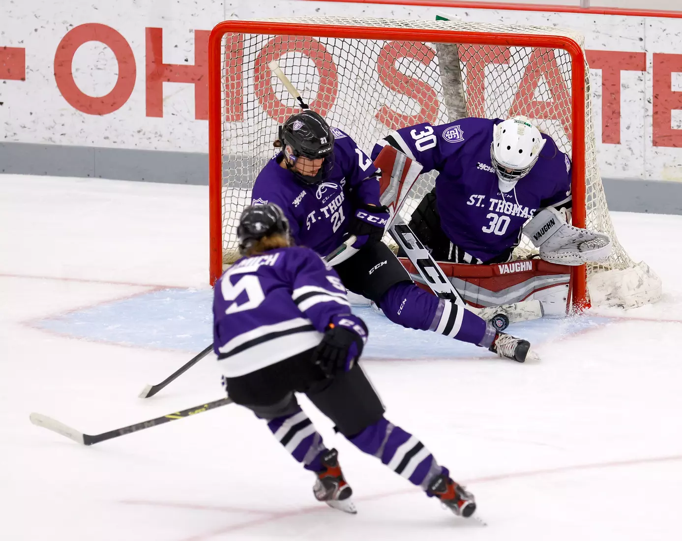 Ohio State plays St. Thomas on Friday, September 24, 2021 in Columbus, Ohio. Ohio State defeated St. Thomas 6-0.