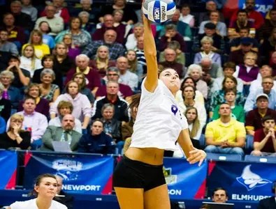 Foley on fire, Volleyball tops two ranked foes Image