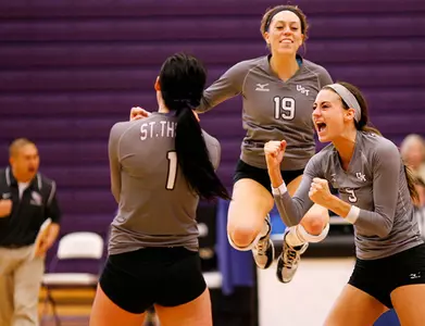 Volleyball season ends with four-set playoff loss Image