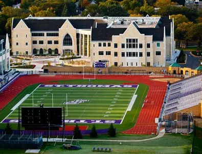 Aerial image of St. Thomas campus