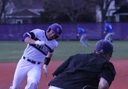 Long ball snaps slump in Baseball split Image